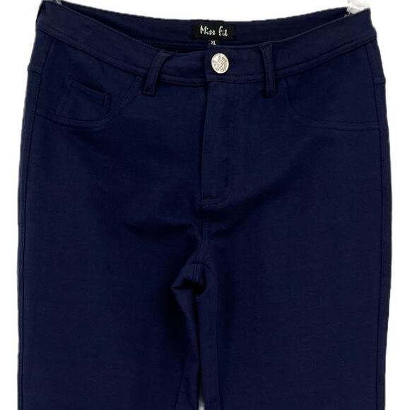 Miss Fit Jeggings in Navy Blue Size X-Large - Picture 2 of 10